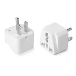 Bates- Universal Travel Plug Adapter, 2 Pack, Converts Type A, White. Fixed Price $14.99.