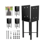 4 Pcs 6"x6" Heavy Duty U-shaped Post Base For Concrete, Wet Concrete Anc.... Fixed Price $193.74.