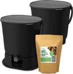 Bokashi Compost Starter Kit, Essential Set + Base, Indoor Composting, 2x 15.3l (. Fixed Price $231.99.