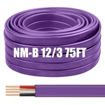 Mookeerf 12/3 Wire Ground - 75ft 12 Gauge Nm-b Non-metallic Sheathed Cable 100. Fixed Price $168.84.