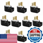 Tewoxin 10 Pcs Right Angle Nema 5-15p 15a 125v Ac Plugeasy Assembly 90 Degree. Fixed Price $63.73.