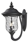 Z-lite 533b Armstrong 24" Tall 3 Light Wall Sconce - Black. Fixed Price $386.00.