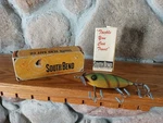 Southbend Surf Oreno 963yp +box-manual Old Fishing Lure Tackle Tac Eyes. Fixed Price $50.00.