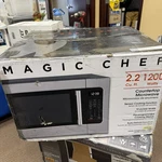 Magic Chef 2.2-cu. Ft. 1,200-watt Countertop Microwave With Sensor Cook. Fixed Price $119.98.