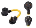 Onetak Nema 10-50p To 10-30r 120v/240v 30 Amp 3 Prong Male Plug Yellow. Fixed Price $35.12.