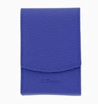 S.t. Dupont Ocean Blue Leather Cigarette Pack Case, Pouch, 183461 New In Box. Fixed Price $175.00.