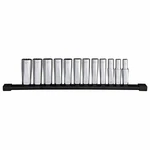 Milwaukee 48-22-9521 12pc 3/8in Drive 12-point Metric Deep Socket Set. Fixed Price $69.99.