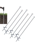 Lasnten 6 Pcs 30 Inch Heavy Duty Ground Anchor Spiral Blade Earth Kit.... Fixed Price $54.99.
