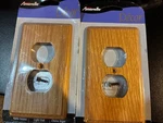 Amerelle Duplex Wall Plate 901dl. Fixed Price $7.50.