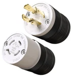 1 Set Nema L14 20p & 20r 20a Twist Lock Plug Connector Set, 3p. Fixed Price $31.67.