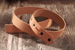 Tooling Belt Blank 1.5" Veg-tan Heavy-duty Leather W/ Snaps For Up To 42" Waist. Fixed Price $19.99.