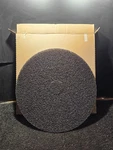 (qty 5) 3m 7300 High Productivity Stripping Pad,20 In Dia,black Nylon. Fixed Price $105.05.