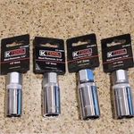 K Tool Stud Remover Sae Socket Set 1/2" Drive - 1/4, 5/16, 3/8, 7/16 Nos Vtg Kti. Fixed Price $59.99.