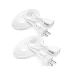 (2-pack) 10ft Thin White Extension Cord 125v 5a 625w, 2-prong Polarized Singl.... Fixed Price $24.16.
