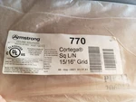 Armstrong 770 Ceiling Tile,24 In L,24 W,pk16 5ngj4. Fixed Price $105.00.