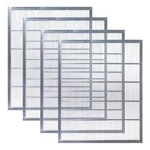Witbee 4pcs Metal Queen Excluder For 10 Frame Beehive Bee Silver. Fixed Price $67.84.