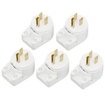 Plugrand 12-direction Adjustable Nema 5-15p Right Angle Ac Plug - 5 White. Fixed Price $39.51.