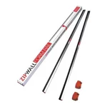 Zipwall Fr2 Rail Crossbars, 4 Ft. 1/4 In H, White, Pk2. Fixed Price $66.99.