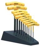 Bondhus 10pc T Handle Hex Wrench Set Sae Standard Inch Usa Made 3/32-3/8in. Fixed Price $47.99.