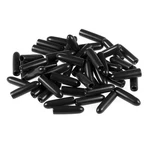 Uxcell 50pcs Rubber End Caps 2mm Id Vinyl Round Tube Bolt Cap Cover Screw Thr.... Fixed Price $12.98.
