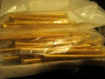 (47) #8-32 X 3" Slotted Drive Flat Head Brass Machine Screw. Fixed Price $35.00.