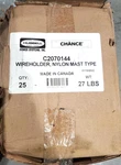 Box Of 20, Hubbell Wireholder C2070144, 1-1/4 In. - 3 Pipe, Clamp-on Mast. Fixed Price $449.99.