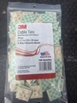 100 3m Ctb1x1bga-c Beige Cable Tie Mounting Bases 1"x1" 2-way Adhesive B184. Fixed Price $39.99.