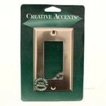 Creative Accents 9ab117 Brass 1-gang Decorator Gfci Plated Steel Wallplate Cover. Fixed Price $2.85.