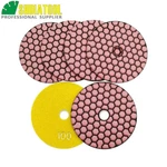 6pcs 4-inch # 100 Diamond Grinding Wheel Dry Polishing Pads For Granite Marble. Fixed Price $19.83.
