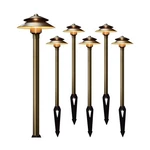 Gardencoin Solid Brass Low Voltage Landscape Pathway Lights (6'' Shade, 19'' .... Fixed Price $228.03.