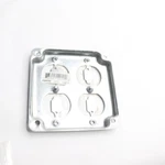 Thomas & Betts Square Raised Outlet Box Surface Cover Galvanized Steel 4" Rs8. Fixed Price $5.63.