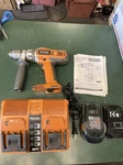 Ridgid R84015 1/2" 18v Cordless 2 Speed Drill Rapid Max Twin Charger Batteries. Fixed Price $119.99.