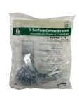 Everbilt Zinc Plated 3-surface Corner Braces New (608 191) 3 In X 5/8. Fixed Price $6.95.