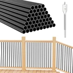 Cke 50 Pack 26" Deck Balusters, Round Aluminum Baluster, 3/4" Diameter H.... Fixed Price $97.98.
