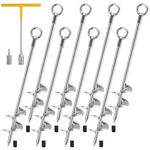 Fologtoo Ground Anchors Heavy Duty, 8 Pack Fully Welded Solid Steel An.... Fixed Price $157.58.