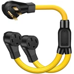 Lazmumi 50 Amp Y Splitter Adapter Cord For Rv And Ev, 4 Prong 1450p-1450r*2. Fixed Price $97.03.
