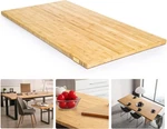 48"x25" Butcher Block Countertop, 4ft Diy Bamboo 1.2'' Thick Wood Ta. Fixed Price $147.74.