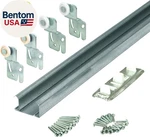 Prime-line 161792 By-pass Closet Track Kit, 60 In., 2-door Hardware, Brass-plate. Fixed Price $65.51.