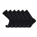 Tck Work & Athletic Crew Socks For Men Women - Medium, Black 6-pair. Fixed Price $44.29.