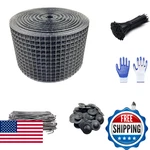 Sotee 6 X 100 Solar Panel Bird Guard, 1/2 Inch Black Vinyl Coated Welded Wire. Fixed Price $75.08.