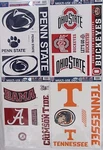 Ncaa 11" X 17" Ultra Decals Set By Wincraft -select- Team Below. Fixed Price $14.74.