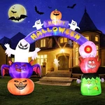 Domkom 10ft Long&8ft Tall Gaint Halloween Inflatable Decorations Arch, Build-.... Fixed Price $88.39.
