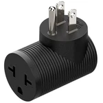 Right Angled 4 In 1 Nema 5-15p Power Adapter, Plugrand To Black. Fixed Price $14.76.