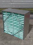 Flanders Precisionaire Rigid Box Pleated Air Filter 24" X 12" Merv 12. Fixed Price $90.10.