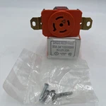 Pass & Seymour 20a 120/208v Twist Lock Receptacle L2120r Safety Orange Nos. Fixed Price $19.95.