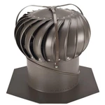 Lomanco 12" Weathered Bronze Aluminum Whirlybird Wind Turbine. Fixed Price $79.99.