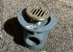 Watts Ed-242 Cast Iron Cleanout Floor Drain Body Brass Cover Screen. Fixed Price $170.95.