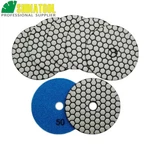 Shdiatool 7pcs/set Dia 4"/100mm Dry Diamond Flexible Polishing Pads Sanding Disc. Fixed Price $21.80.