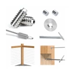 Patent Muzata 20 Pack 1/8" Invisible Cable Railing Kit Hardware Swage Lag S.... Fixed Price $99.35.