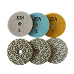 Jdk Diamond Wet 3 Steps Polishing Pad 4'' For Jdk-standard, Brown,yellow,blue. Fixed Price $26.99.